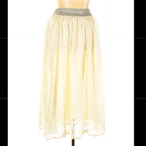 Formal Ivory Lace Skirt